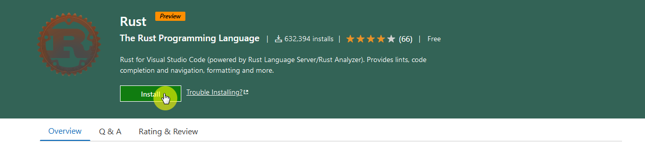 Rust extension